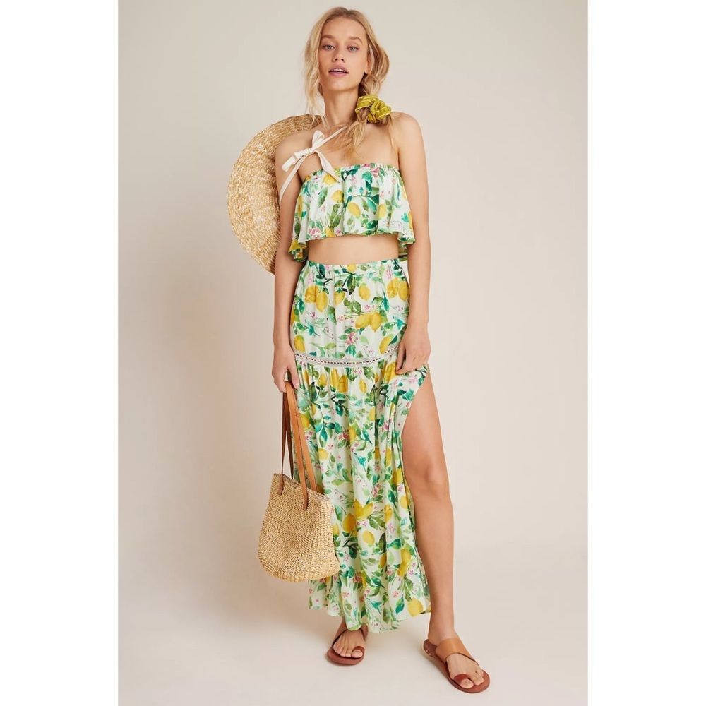Anthropologie PQ Swim Mila Cover-Up Maxi Skirt